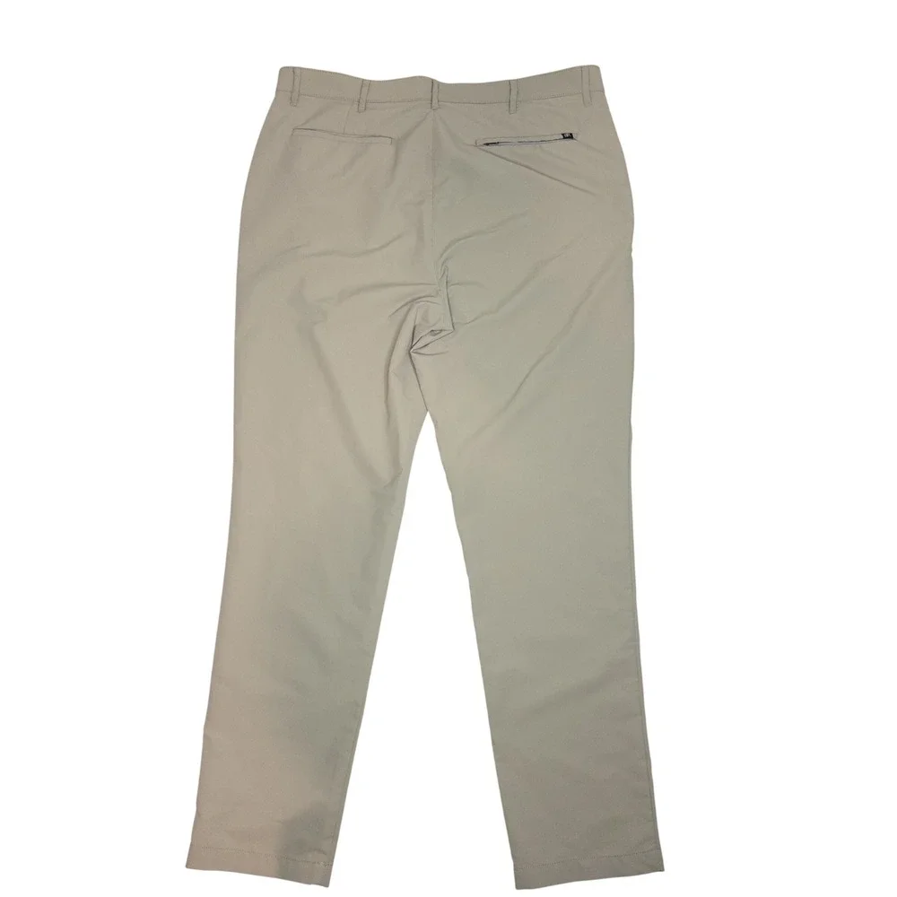 Banana Republic Chino Pants Mens 38x32 Khaki Tan Good Core Temp Performance